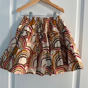 Pink Chicken Girls Rainbows & Sunshine Skirt w/ Sequin Detail -6Y